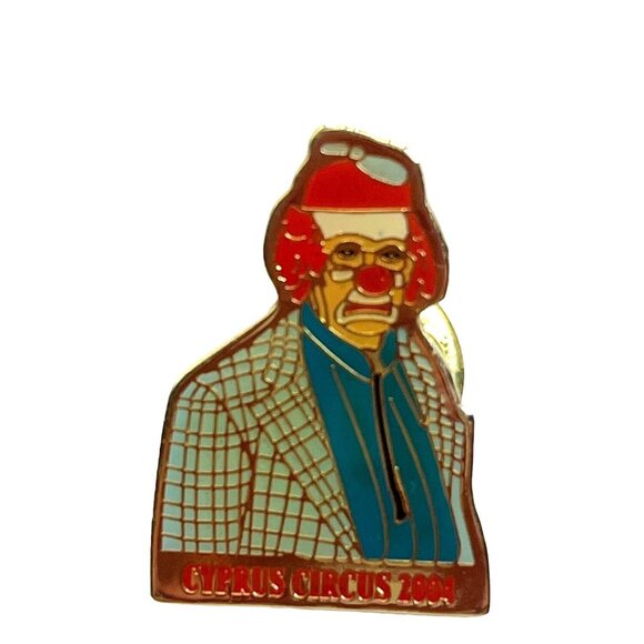 Cyprus Circus 2004 Vintage Clown Enamel Lapel Pin A313 - Picture 1 of 4
